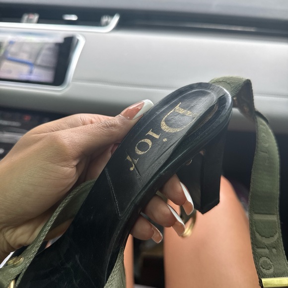 Dior Army green Strap Heels - Picture 11 of 11